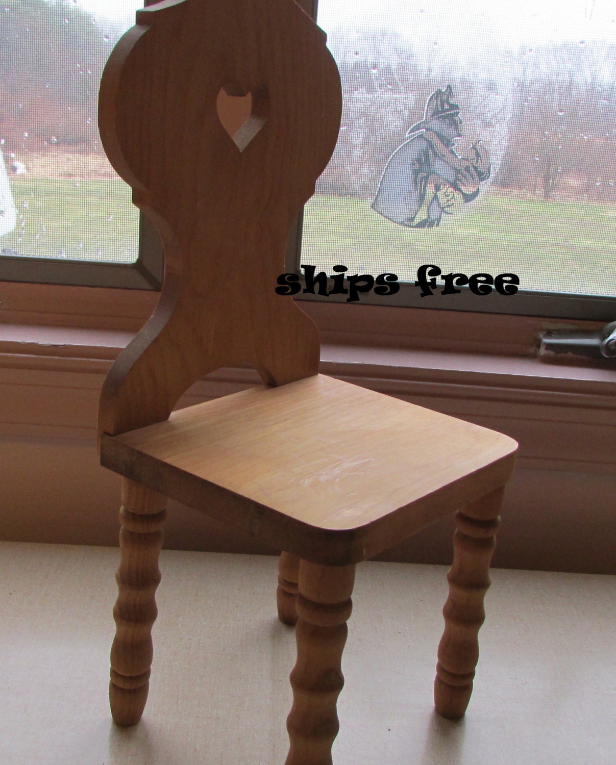 antique doll chair