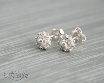 Traditional Dutch Zeeuwse knoop earrings - sterling silver 925, the netherlands, holland, zeeland, zeeuws