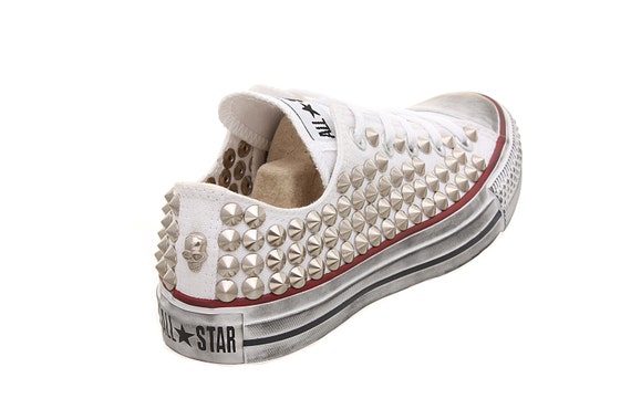 Converse Basse Blanche Clouté Converse Basse Blanche Clouté