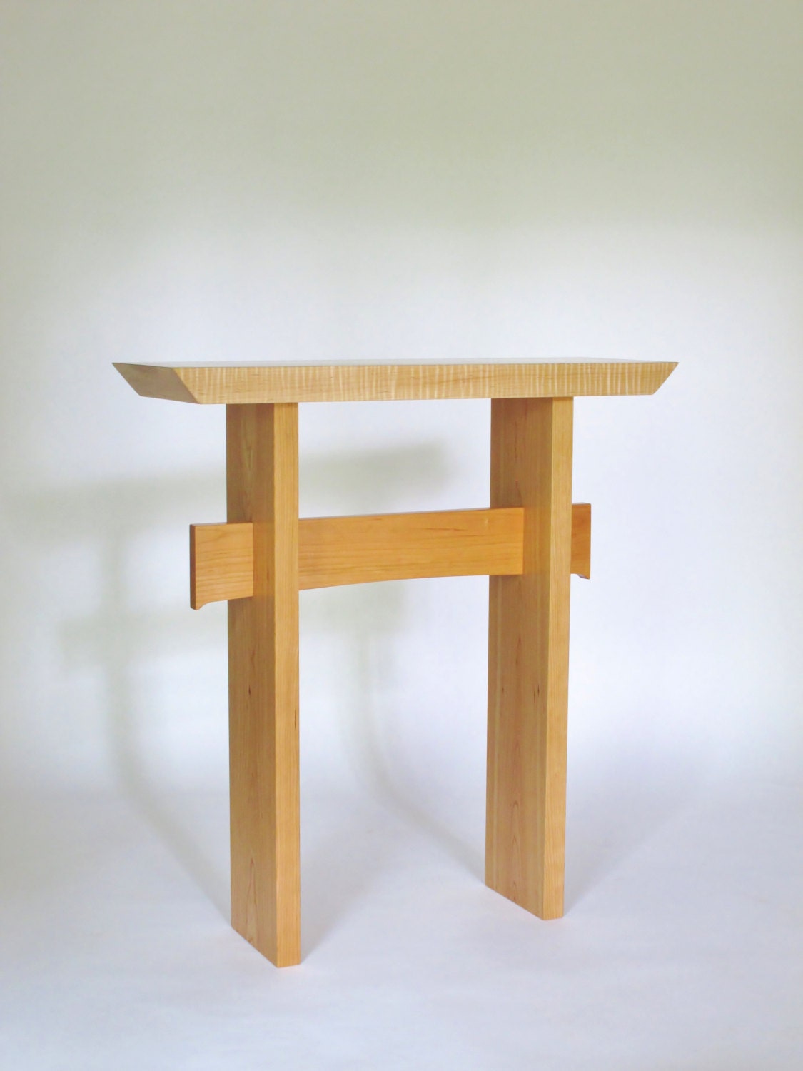 Small Narrow Side Table Wood Entry table Console Table