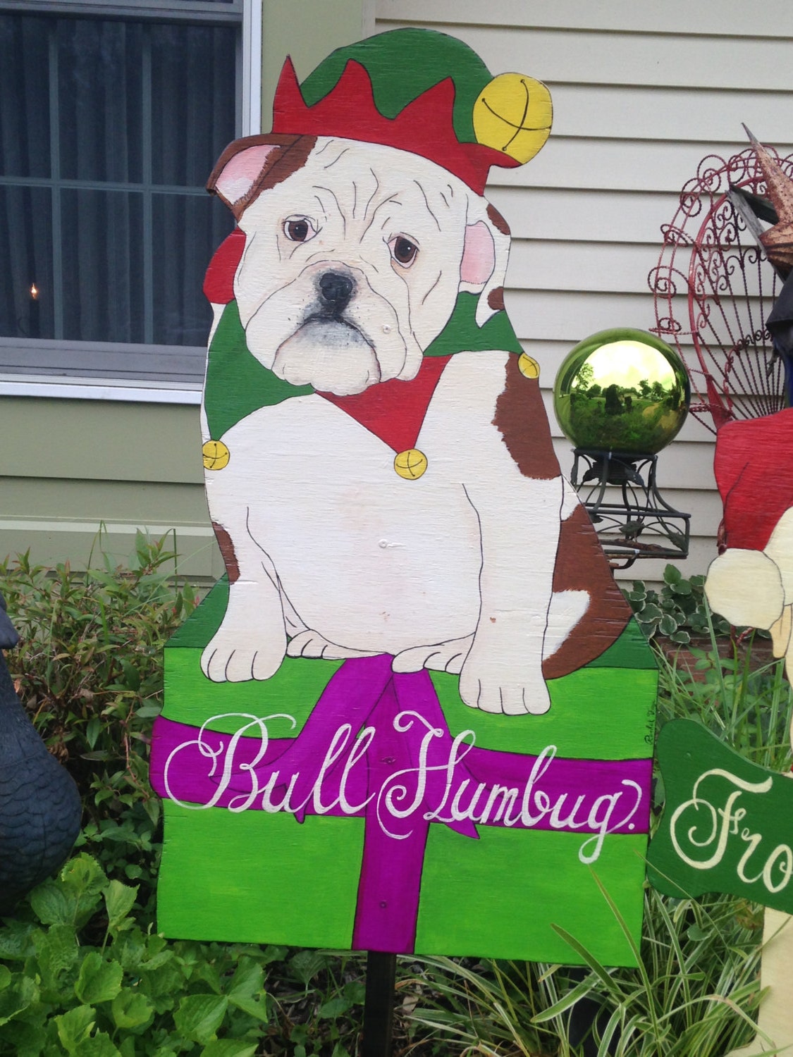 Hand-painted Wooden Christmas Lawn Ornaments! All hand-made and weatherproof!