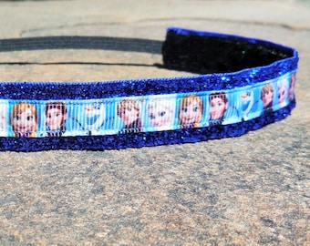 Frozen headband. Princess half marathon headband, Elsa headband, running headband, Frozen hair accessory, girls headband, Elsa costume