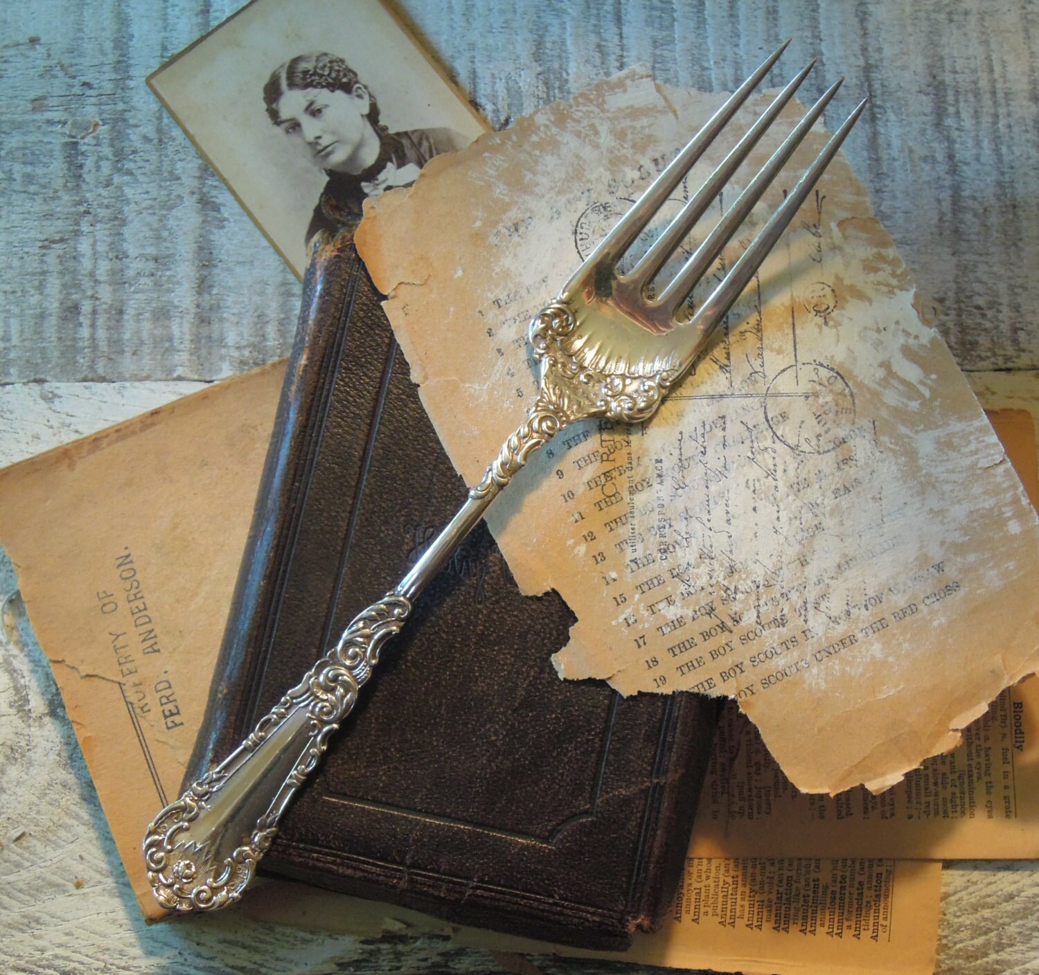 Vintage / Antique Serving Fork / Serving Fork / Silver Plate / WM ...