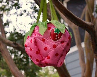 NEW ADD Tote Vintage Strawberry Shortcake Bag, Trick or Treat Halloween Costume Bag