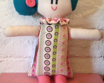 Rag Doll Custom Handmade Girlie by SariRoseDolls on Etsy