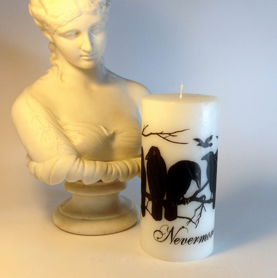 Raven Themed Candles