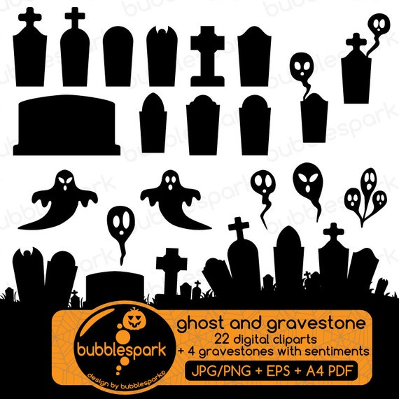 free halloween tombstone clipart - photo #31