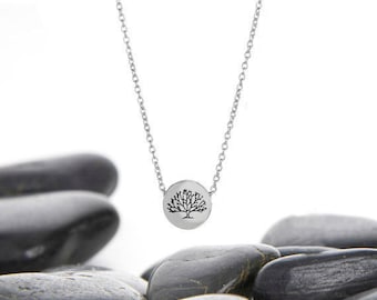 Tree of Life, Tree of Life Jewelry, Tree Necklace, Tree of Life Pendant, Tree of Life Necklace, Family, Silver Tree of Life, N246SSS