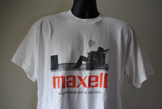 maxell tape t shirt