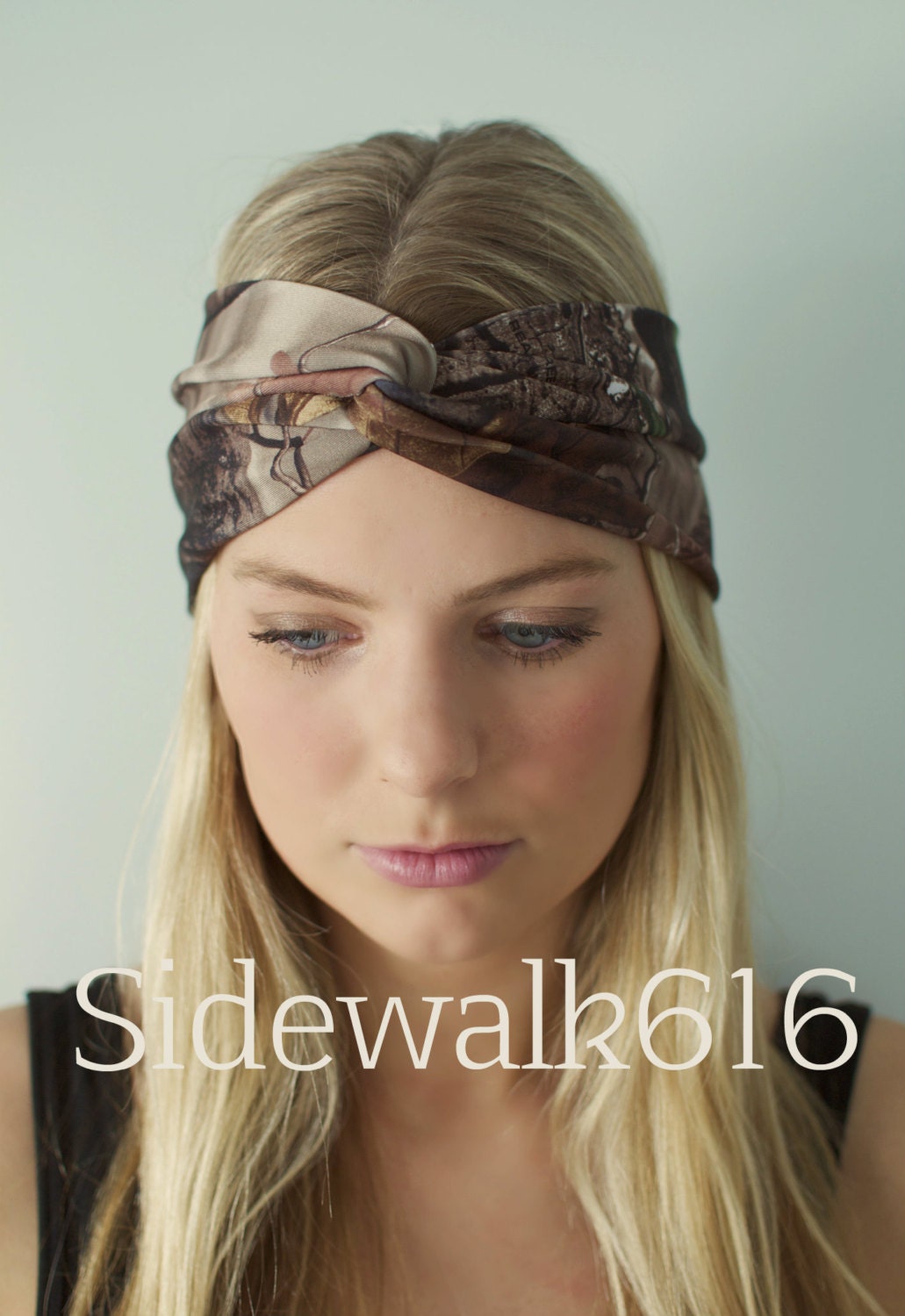 Camo Headband Real Tree Camo Head Wrap Turban