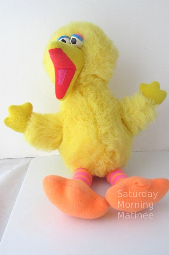 sesame street big bird stuffed toy