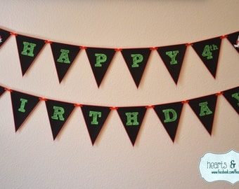 Ghostbusters Party Banner / Ghostbusters Happy Birthday Banner - Print Your Own - FILE to PRINT DIY