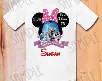 Disney Iron On Transfer Family Disney Vacation Shirts, Personalized digital download Disney World Disneyland 2014 Disney Family Vacation