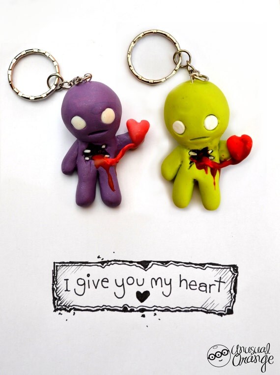 I Give You My Heart keyring