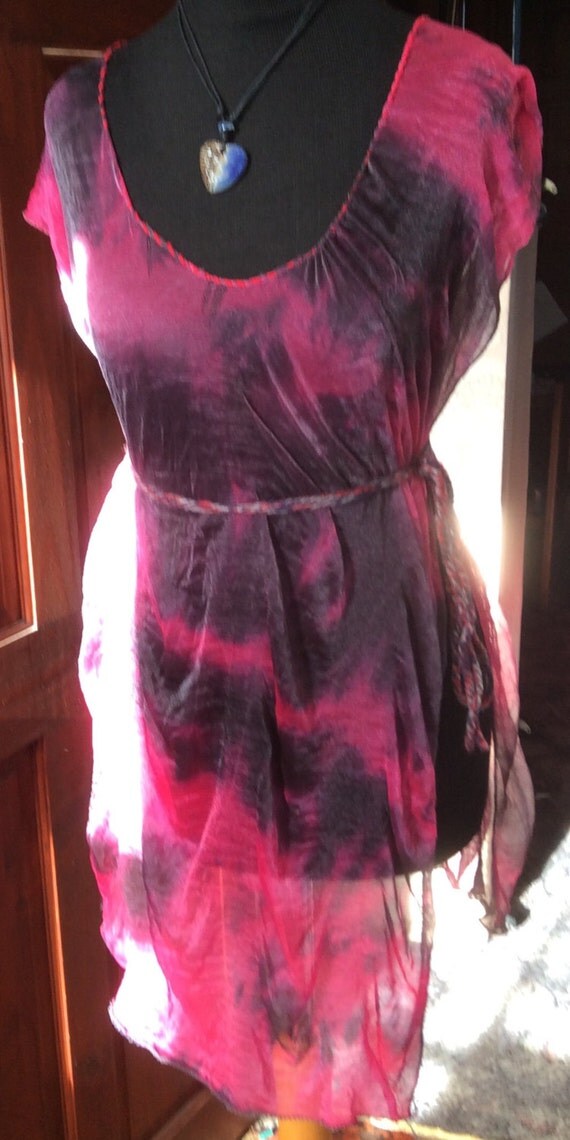 Kajira+Clothing New MONIQUE Gorean Kajira Pink And Black Sheer Ta-Teera Pleasure Slave ...
