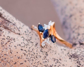 Pink Tourmaline & 14K Gold Ring // Engagement Ring