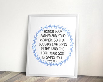 honor your parents verse