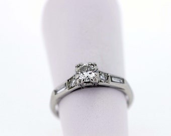Platinum and Diamond Ring