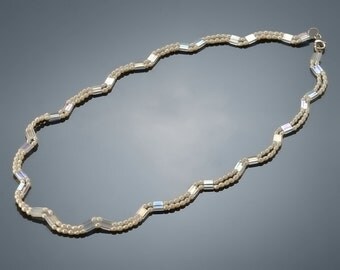 Jewelry Necklace Freshwater pearls necklace Beadwork necklace White pearls Wedding necklace