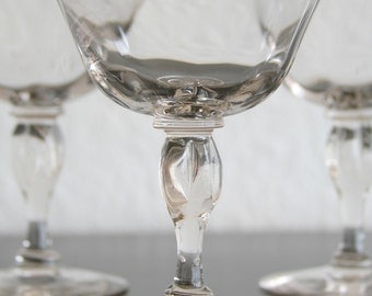 Vintage Holmegaard VIOL Champagne Glass Jacob BANG Danish Design Denmark Artglass Handmade 1930s