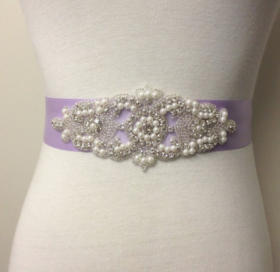 Bridal SashLight Orchid SashPurple SashPurple BeltBride
