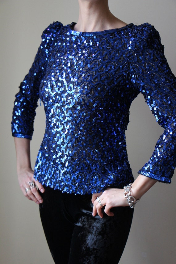 cobalt blue blouses