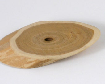Honeysuckle Wood Slice Cat Toy, Personalize with Name