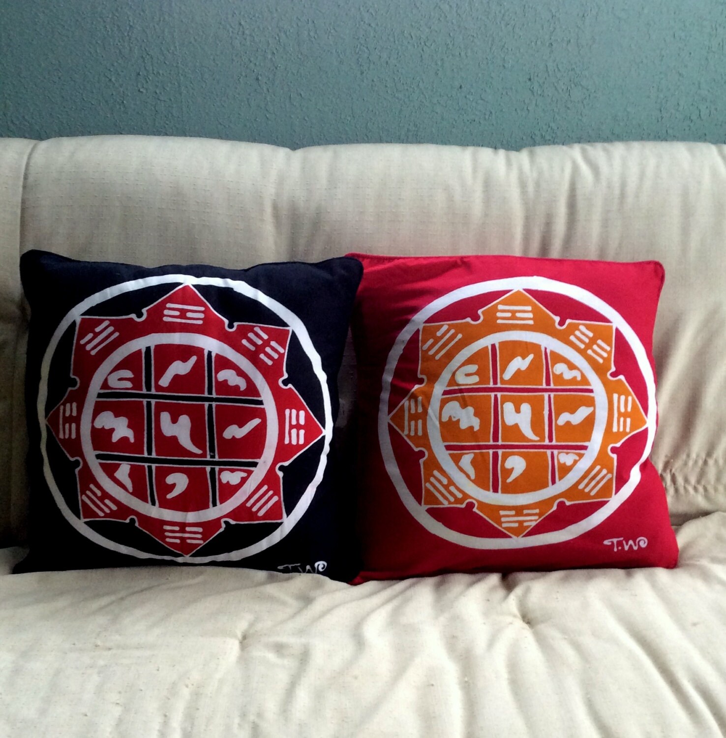 Rare Tibetan Astrology Diagram Handpainted on 18 inch High