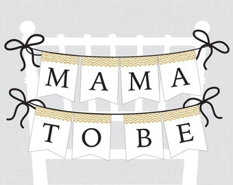 Mom to be chair sign | Etsy