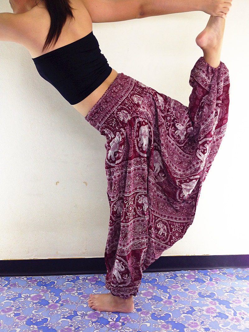 Women Harem Pants Yoga Pants Drop Crotch Aladdin Pants Maxi