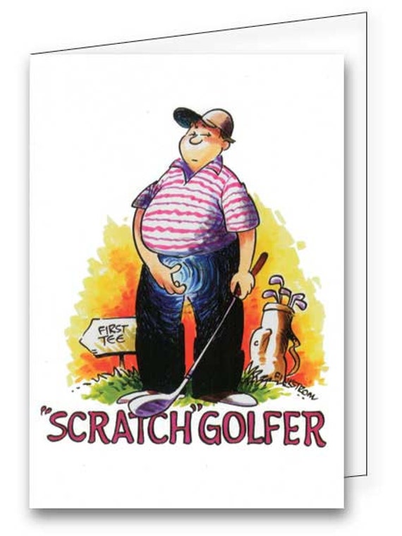 Birthday Card for Golfers