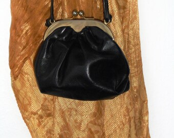 true vintage bag handbad purses leather bag evening bag Tippy genuine ...