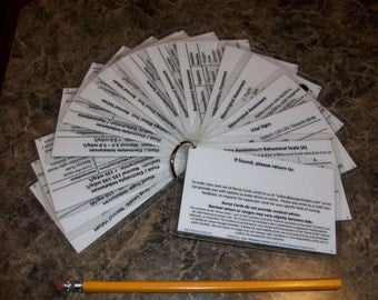Medium Nurse Cards, handy pocket reference for Nursing Students