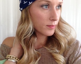 USA Turban Headband - Baby USA Turban headband - USA headband - American Flag Headband - America headband - 4th of July Headband