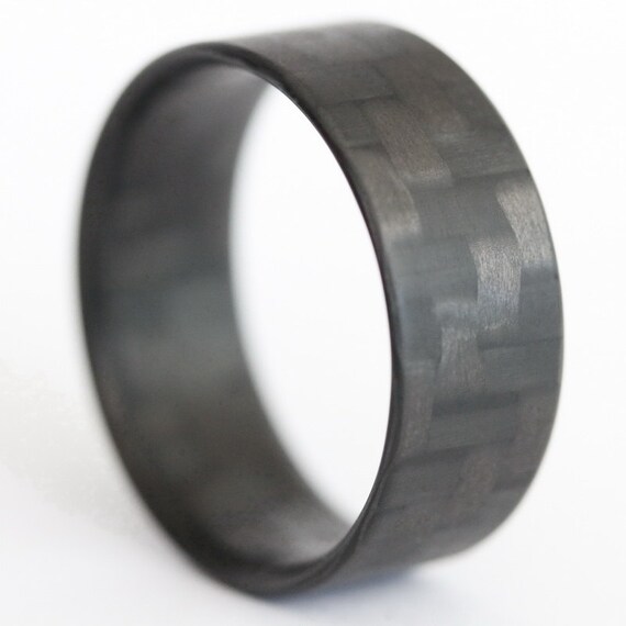 Twill Ultralight Carbon Fiber Ring Minimalist Ring