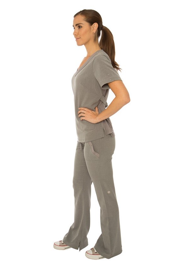 Items similar to Gray Nursing Uniform Medical Scrubs Dental Hygienist