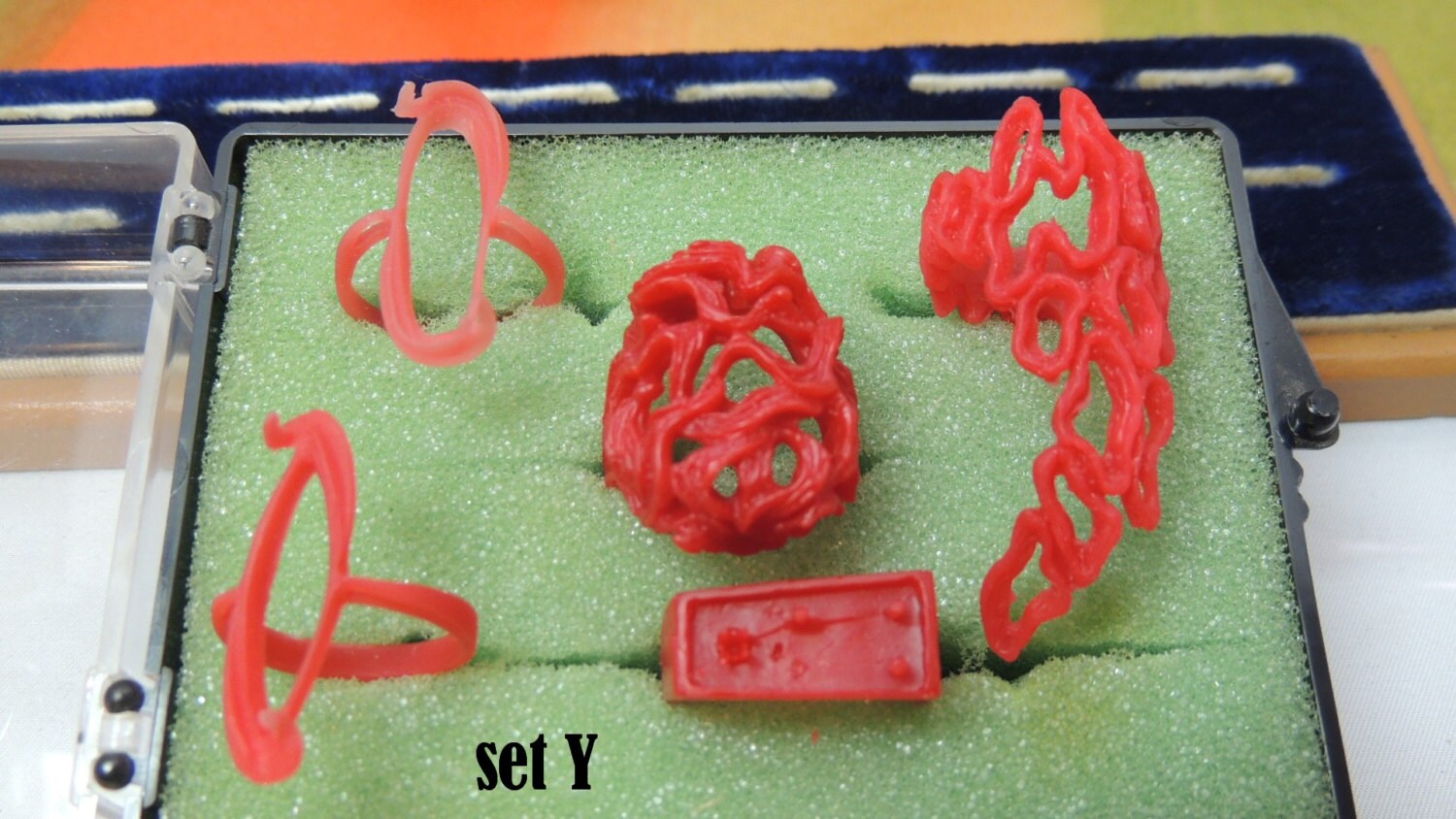 Lost Wax Casting Wax Rings Molds Ready to Sprue by spiritbearbeads