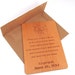 Anniversary Card 5 Year Anniversary Wood Card Personalized