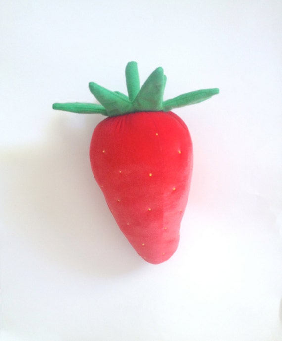 strawberry shaped cushion