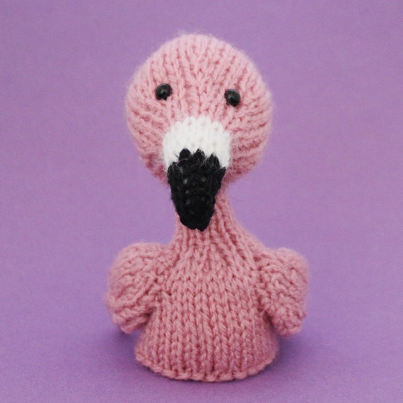 Flamingo Toy Knitting Pattern (PDF)