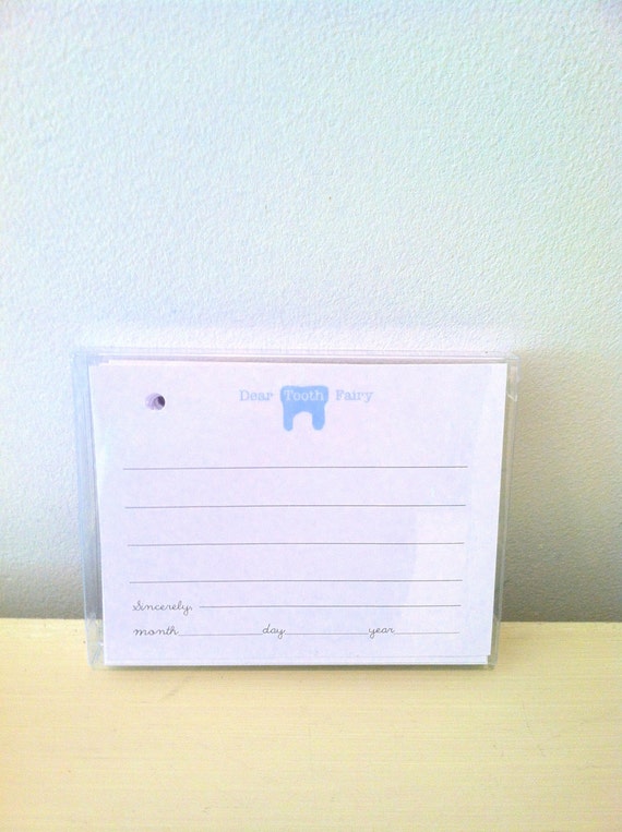 tooth fairy kit letter to the tooth fairy by looploft on etsy