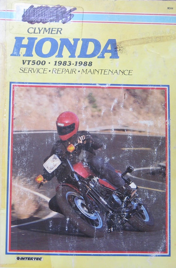 Honda vt500 manual #1