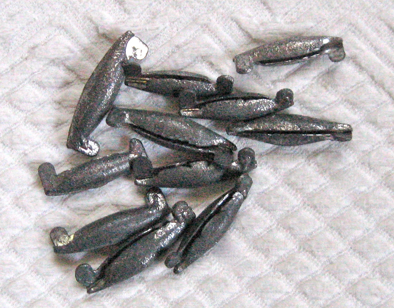  lead fishing lure . 11 Vintage Lead Fishing Weights . Fishing 