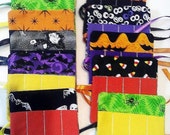 Christmas in July Sale Crayon roll - Halloween crayon rols Each one holds 4 crayons Great school or Hallloween party favors Il_170x135