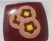 Christmas in July Sale Felt pancakes set of 3 PLAY Pretend Felt Food with butter and syrup Il_170x135