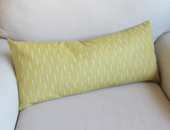 Items similar to SAFFRON large bolster decorative pillow 13x26 with insert on Etsy