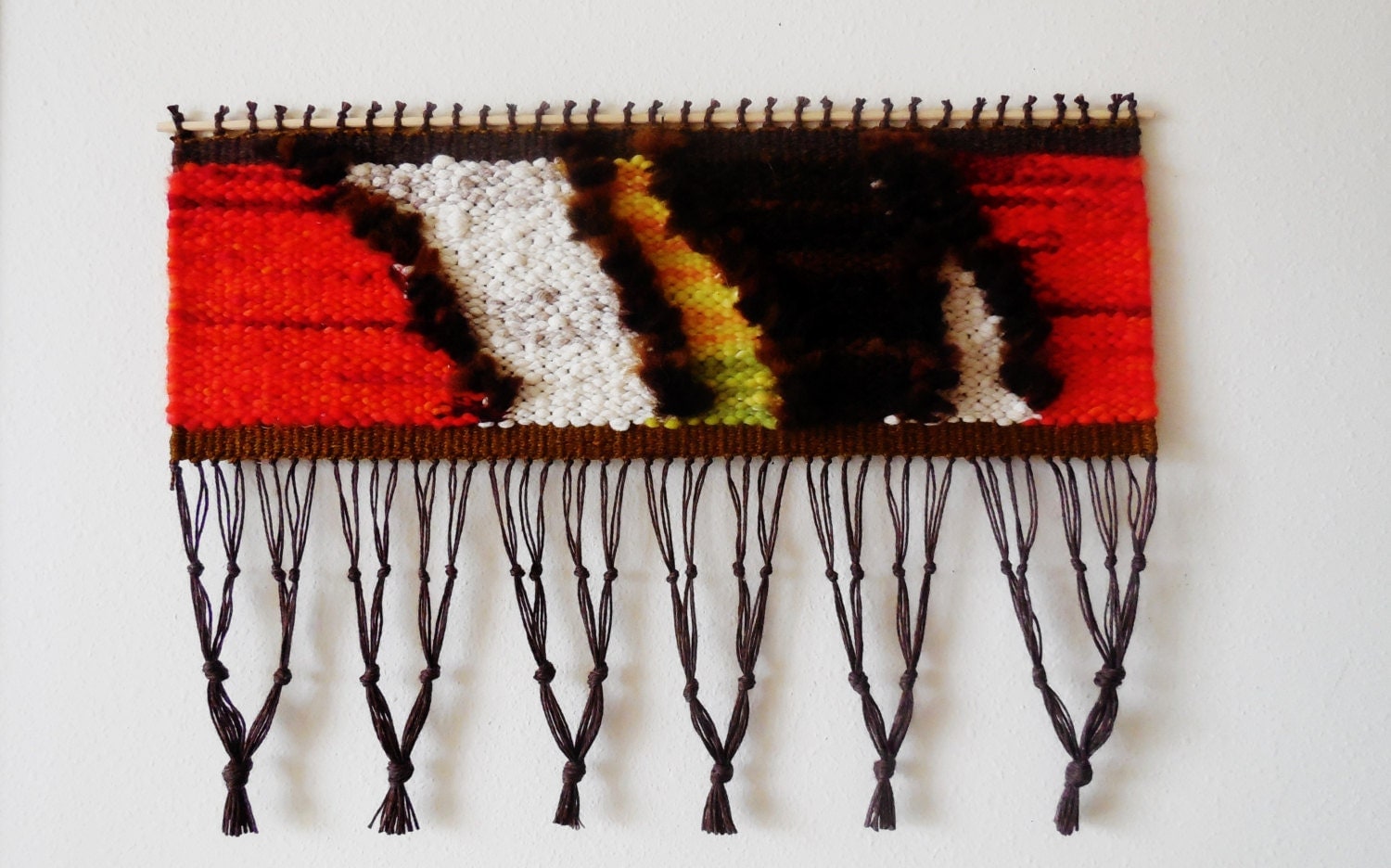 Hand Woven Tapestry...Natural Fibers...Wall by AlinasArt on Etsy