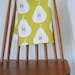 SALE Pear Tea towel in Chartreuse