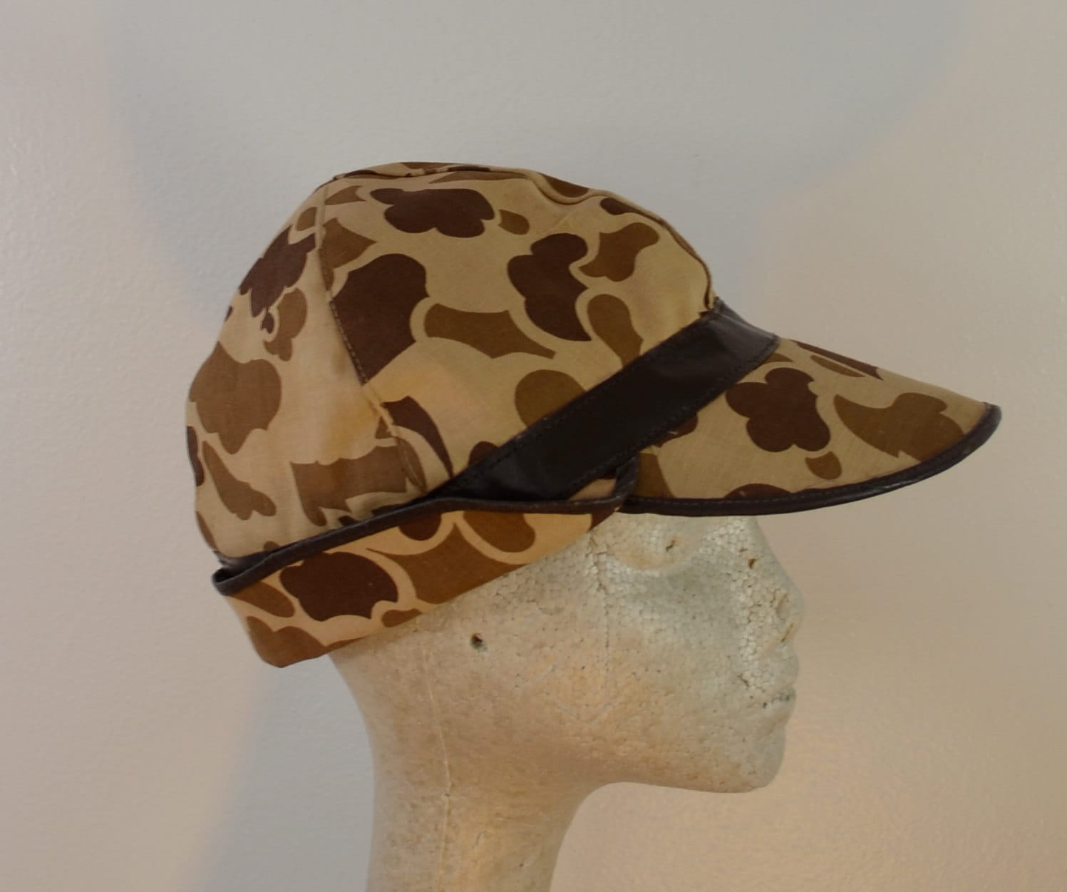 on sale Vintage L.L. BEAN camo hunting hat jones style sz. XL