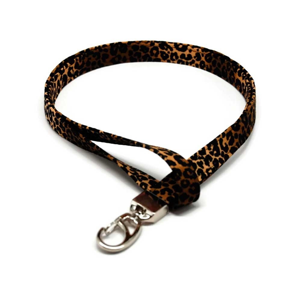 Animal Leopard Lanyard ID badge holder made by LiliesBoutiqueEtsy